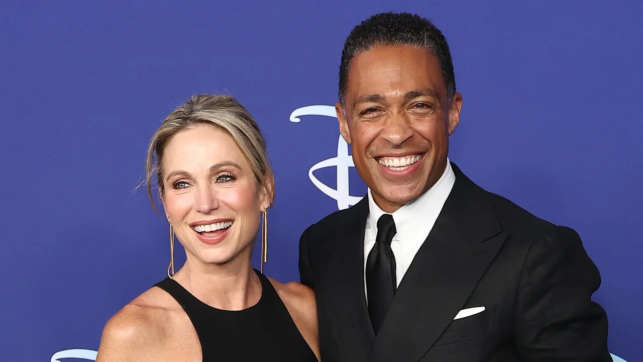 Amy Robach and T.J. Holmes gets Romantic during Date Night: Both were spotted Holding Hands in New York City. (Entertainment Tonight)