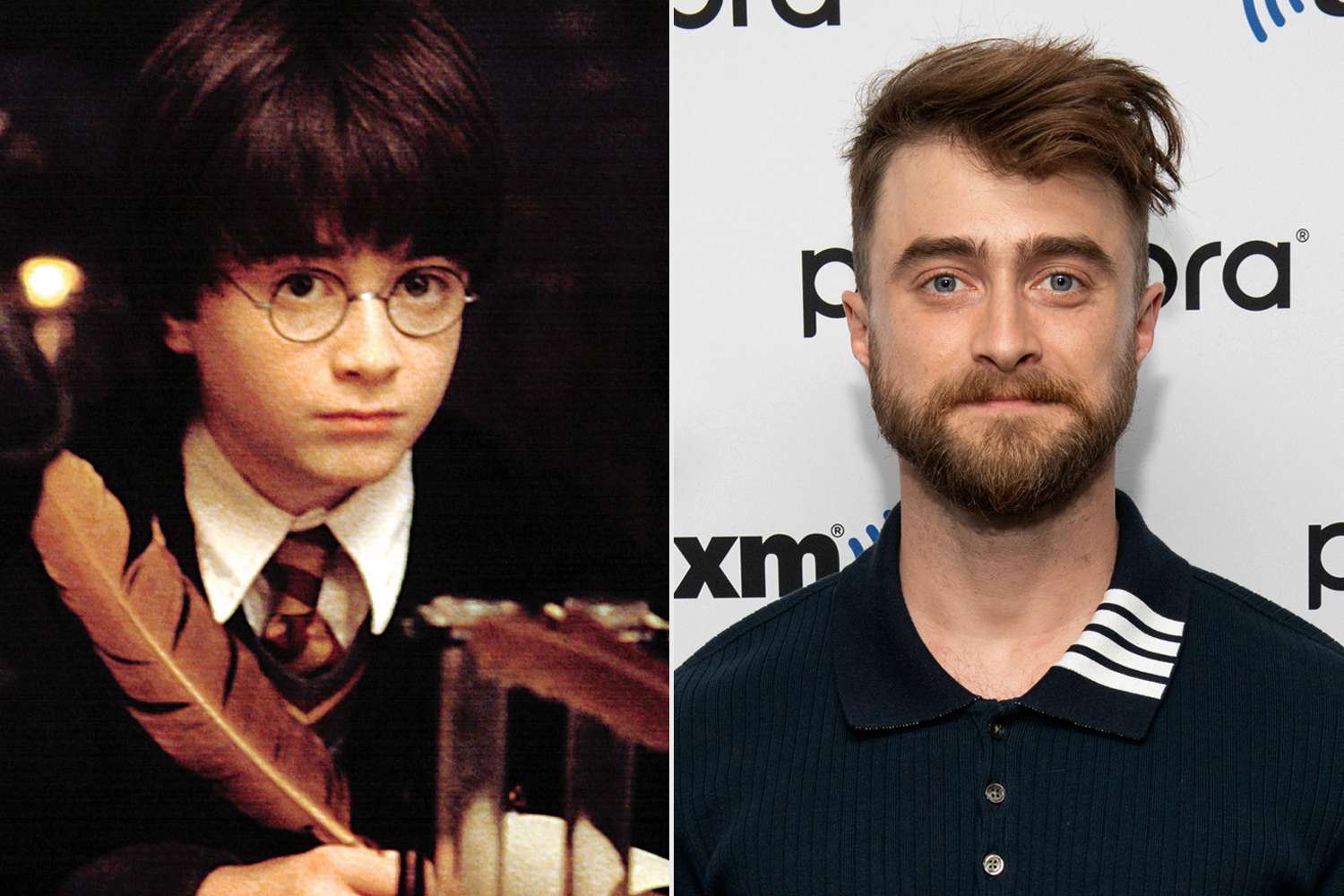 Daniel Radcliffe Then (Left) and Now (Right) (Credits: People)
