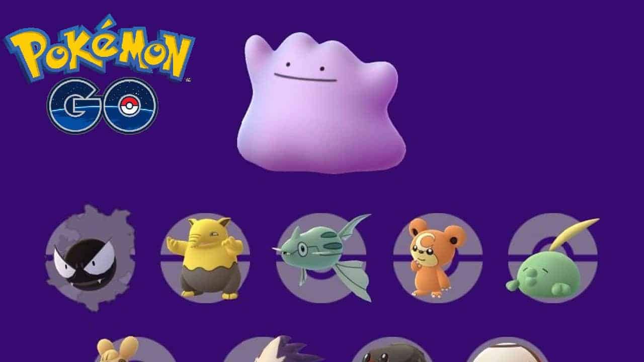Ditto Disguise Pokemon list 