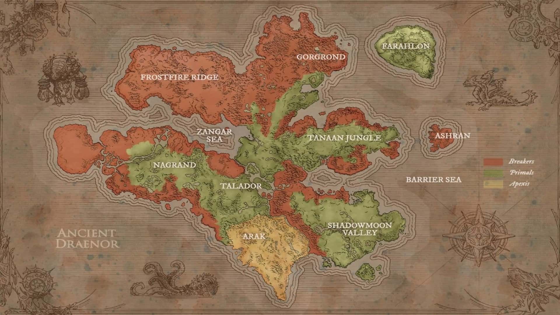 Draenor Map