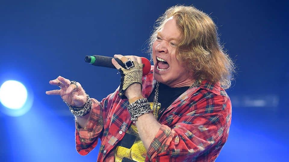 Guns N' Roses' Lead Vocalist Axl Rose (Credits: People)