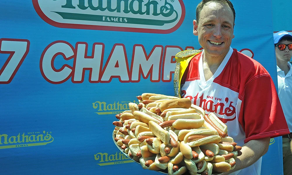 Joey Chestnut. (Credits: USA Today FTW) 