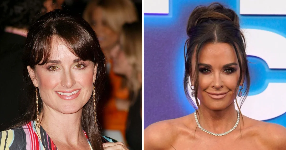 Kyle Richards Before (Left) and After (Right) (Credits: Life & Style)
