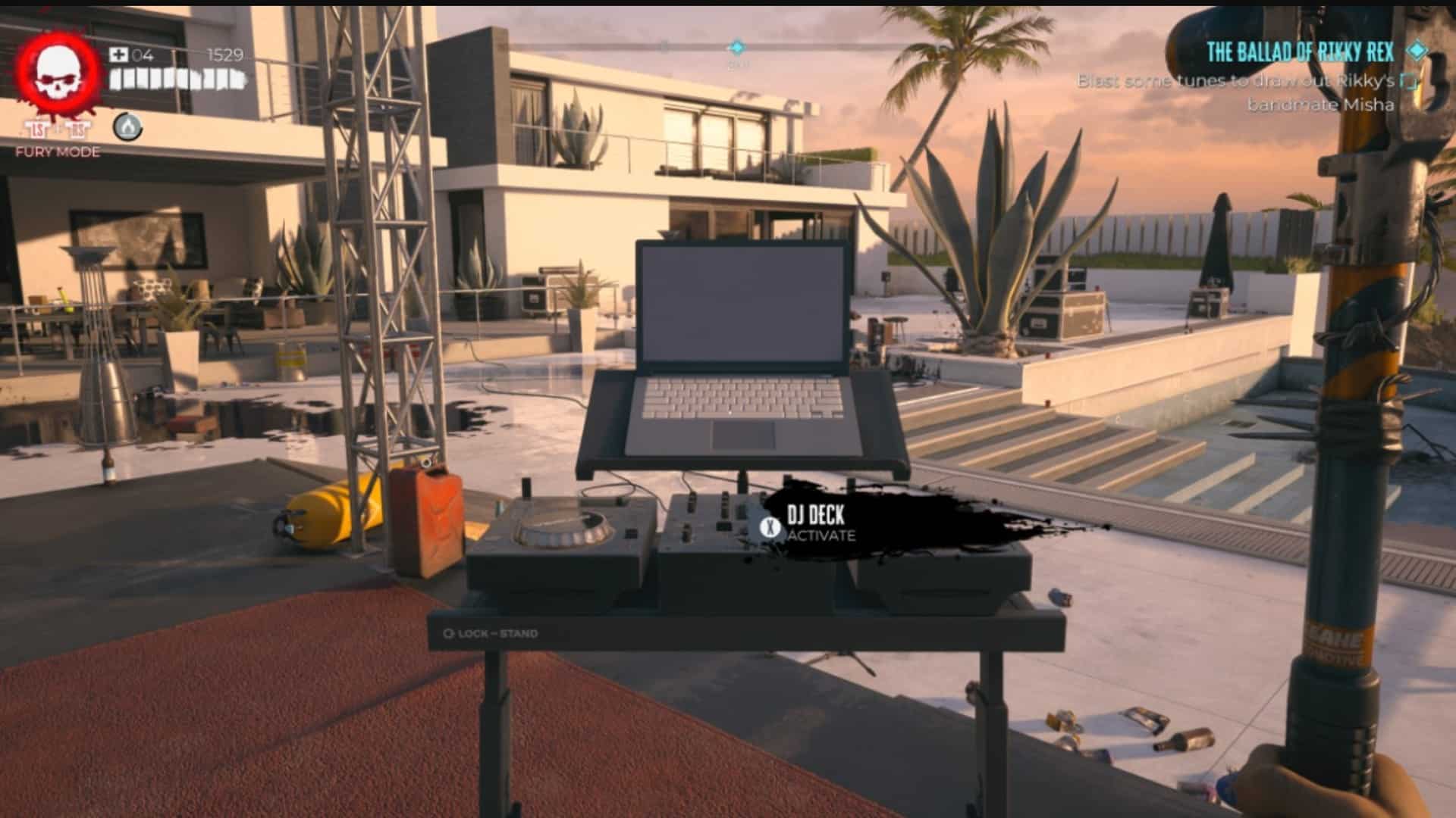 Music System by the Pool in Dead Island 2