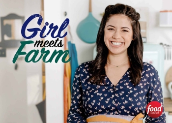 Poster for the show, Girl Meets Farm (Credits: Food Network)