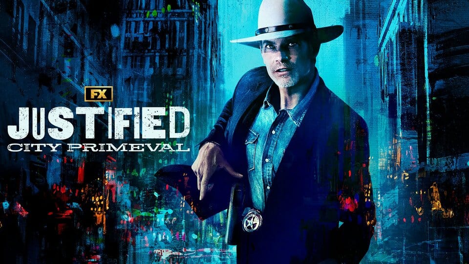 Poster for the show, Justified City Primeval (Credits: FX)