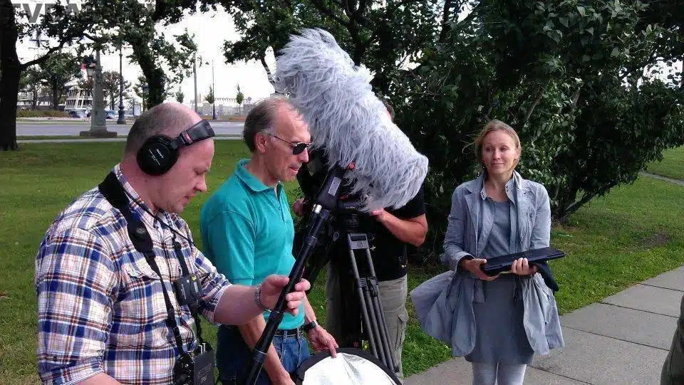 The show, Ancient Aliens' crew out in St. Petersburg, Russia for its third season (Credits: History Channel)