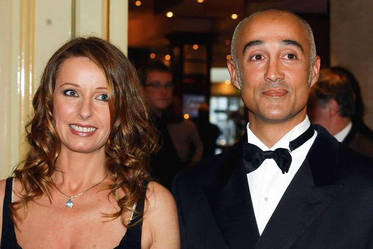 Andrew Ridgeley with his former flame, Keren Woodward. 