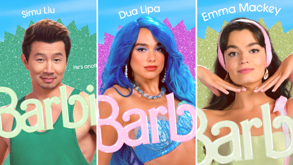 The star-studded cast of the film that features Dua Lipa, Emma Mackey, Simu Liu and other notable names. 