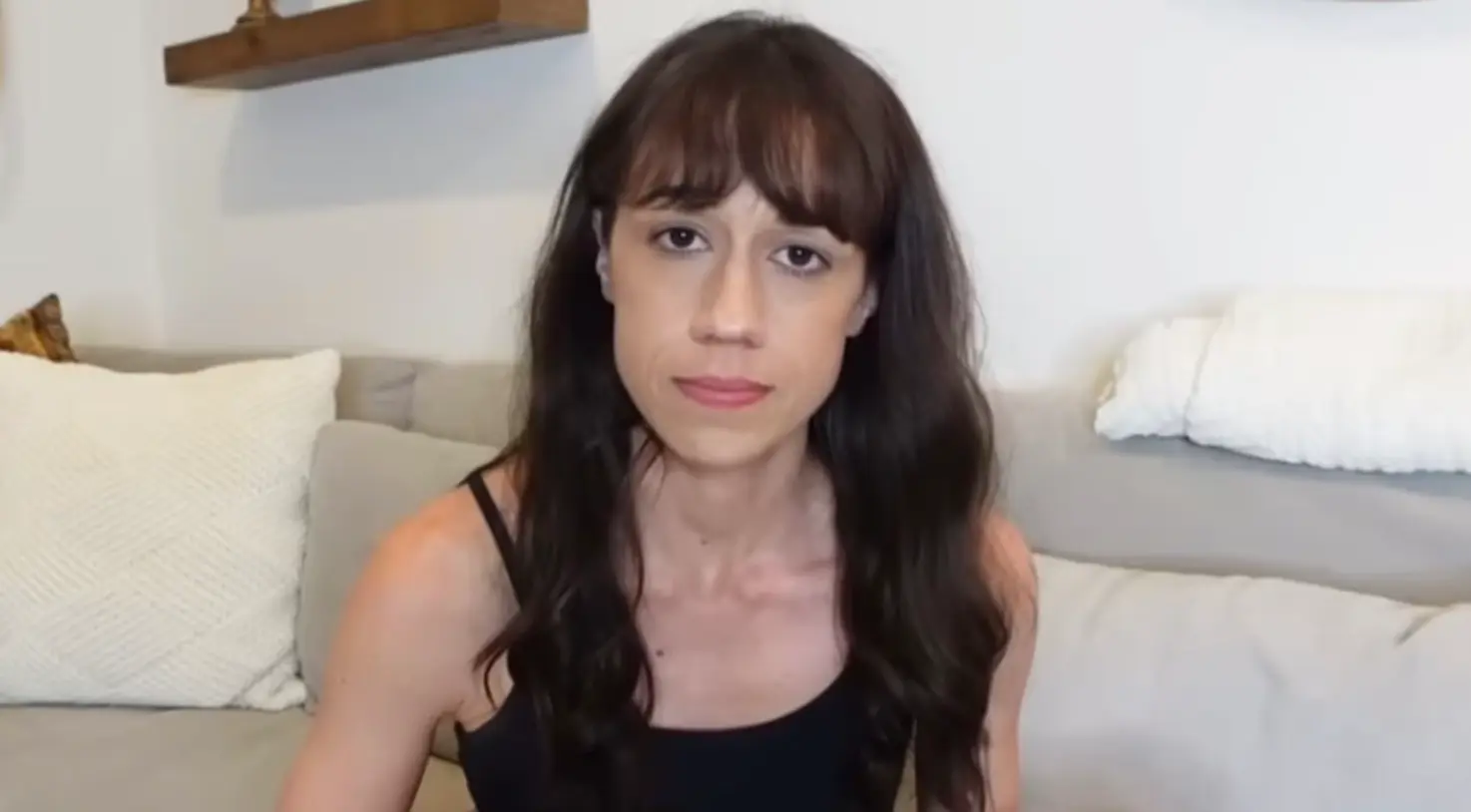 Colleen in a still from her recent apology video. (Credit: The US Sun)