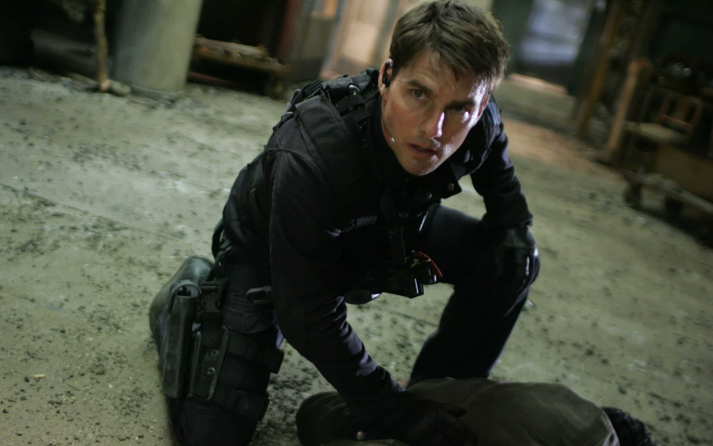 Tom Cruise as Ethan Hunt in the Mission: Impossible Movies. 