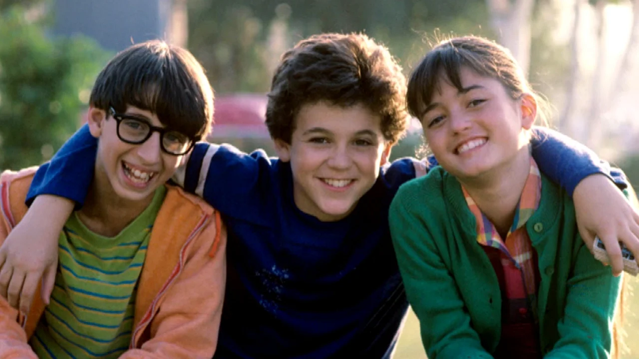 Fred with his co-actors from "The Wonder Years."