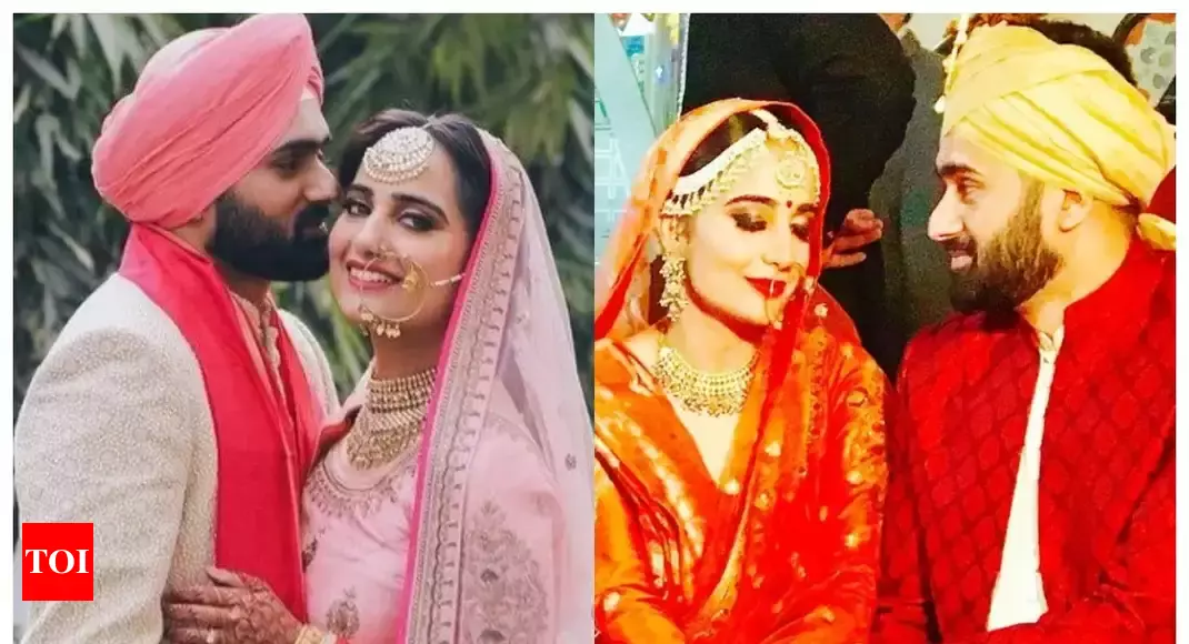 Pictures from Kusha's lavish Punjabi wedding ceremony back in 2017. 