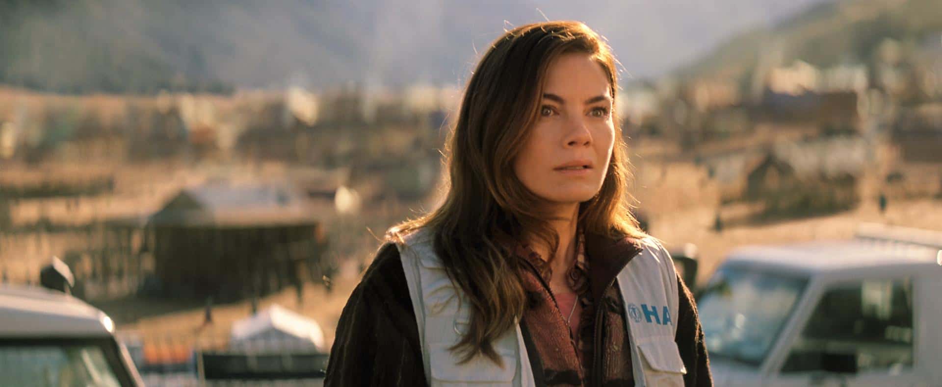 Michelle Monaghan as Julia Meade, Ethan Hunt's love interest in Mission: Impossible- Fallout. 