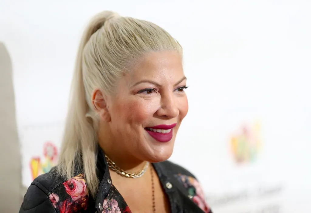 American actress and author Tori Spelling.