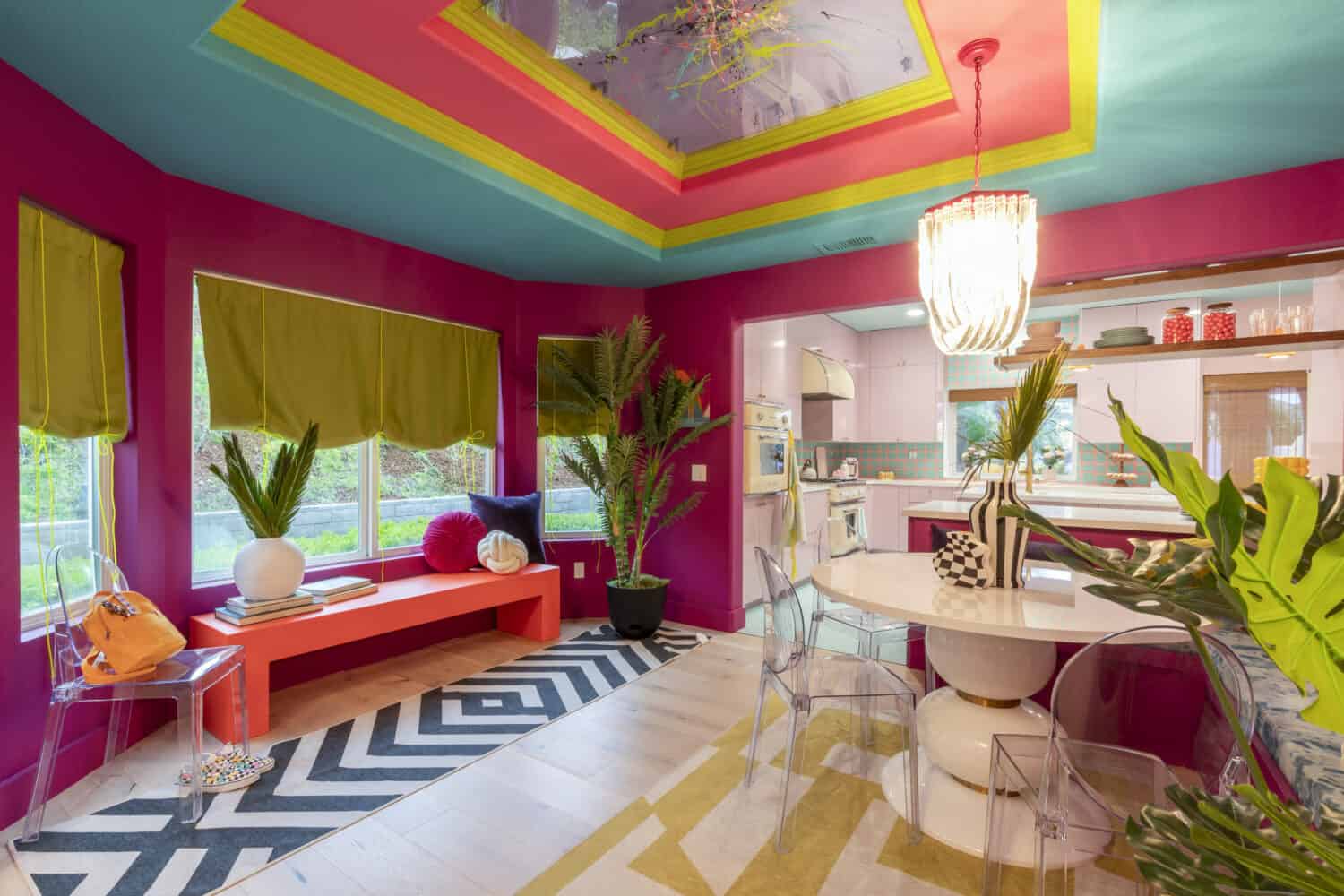 A look into the Barbie house in the show, Barbie Dreamhouse Challenge (Credits: HGTV)