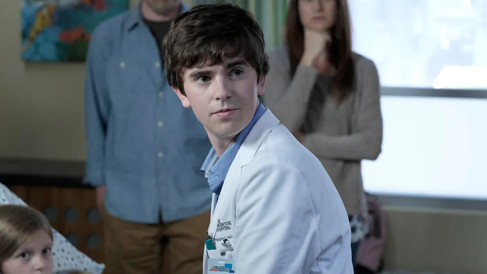 Actor Freddie Highmore as Shaun Murphy in the show, The Good Daughter (Credits: ABC)