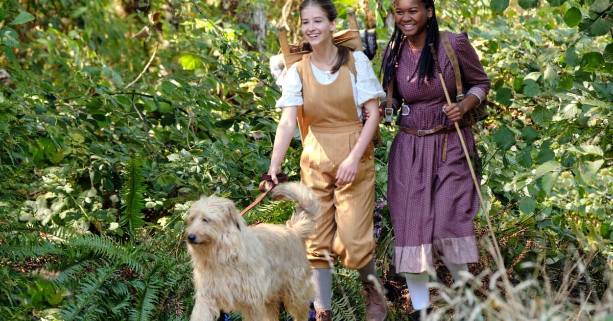 Angela and Allie for their camping trip with their fathers in the recent episode of the show (Credits: Hallmark Channel)