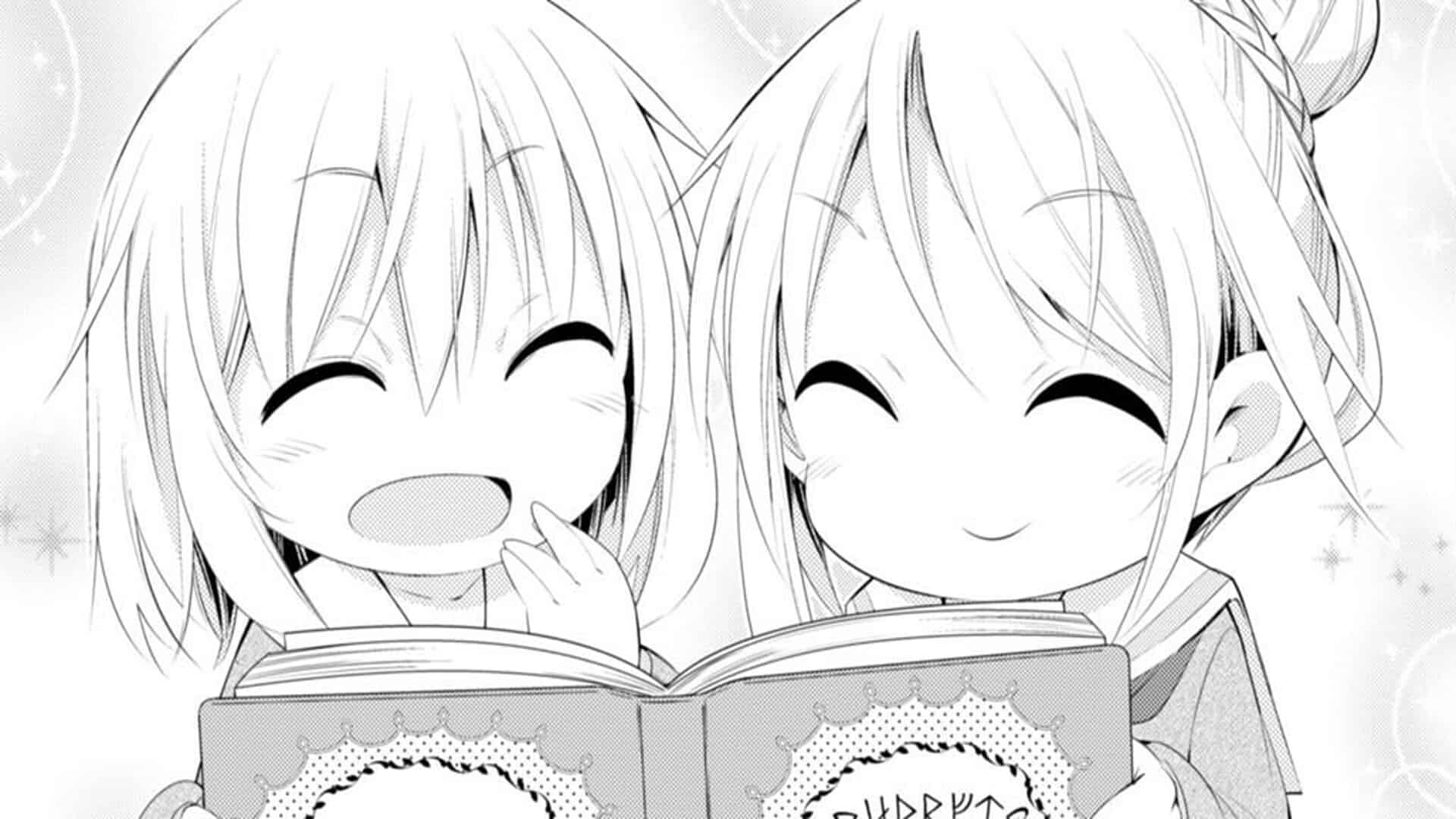 Angelica (Right) And Olivia (Left) Happily Reading A Picture Book Together - The World Of Otome Games Kindergarten Is Tough For Mobs Chapter 3
