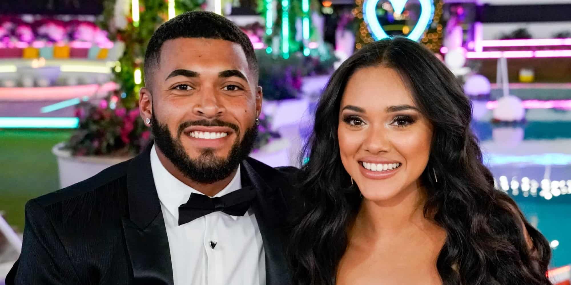 Cely Vasquez and Johnny Middlebrooks, second couple from the show, Love Island USA Season 2 (Credits: CBS)