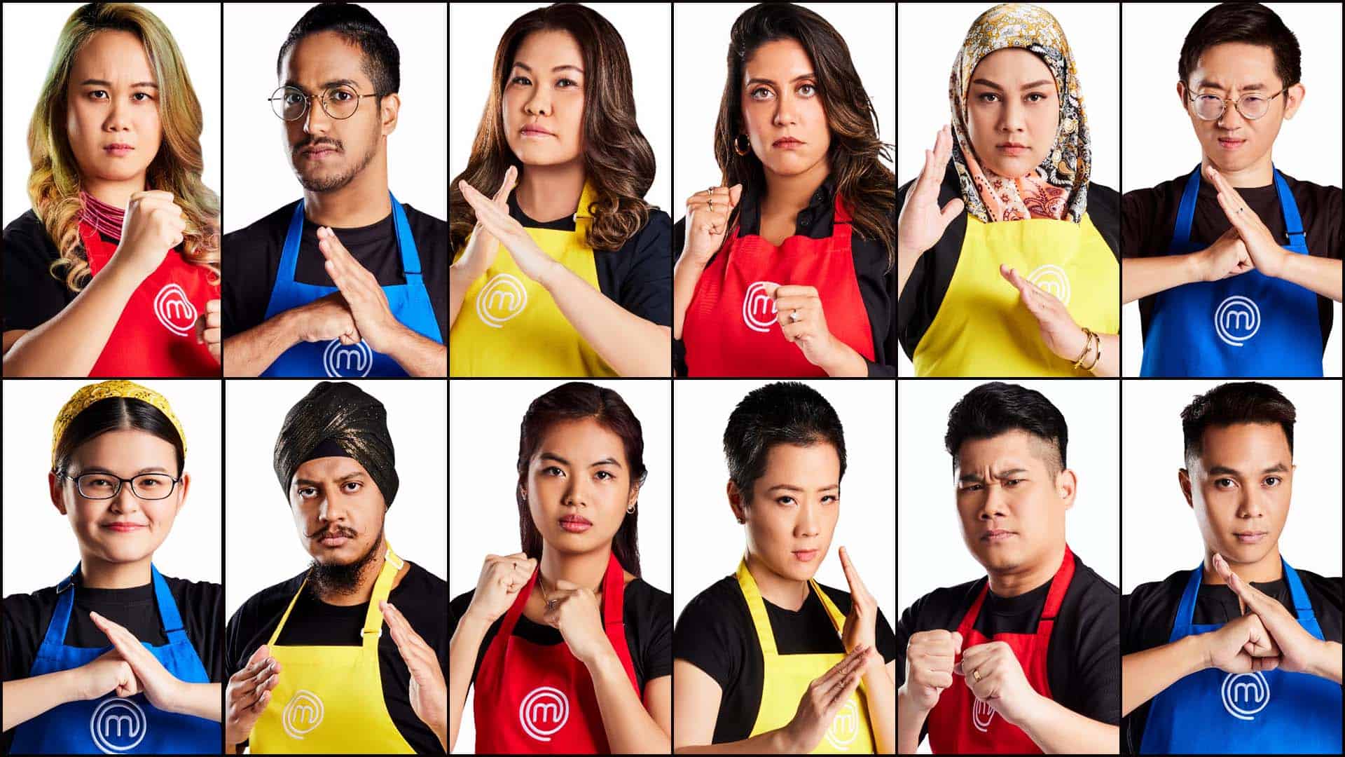 Contestants for the show, Masterchef Singapore Season 4 (Credits: MediaCorp)