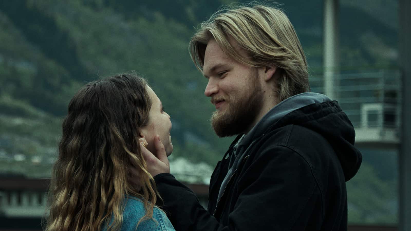 Billie Barker as Signy and David Stakston as Magne in Ragnarok (Credits: Netflix)