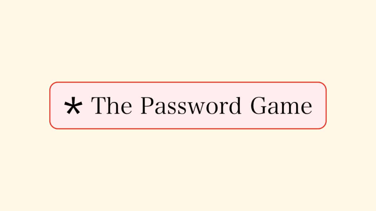 How to Beat the Password Game?