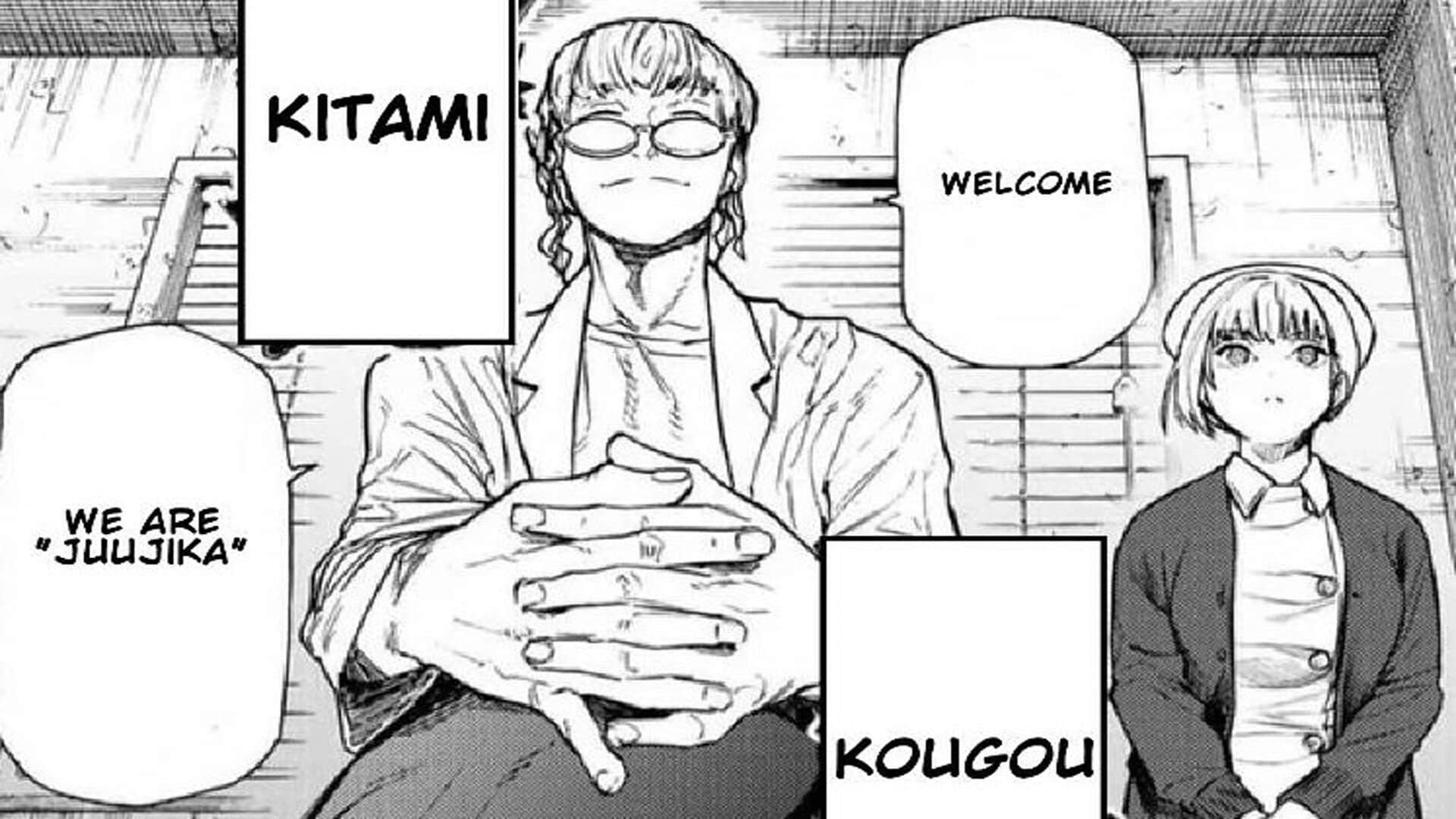 Kitami Kougou And Kawana Introducing Themselves As Juujika - Juujika No Rokunin Chapter 91