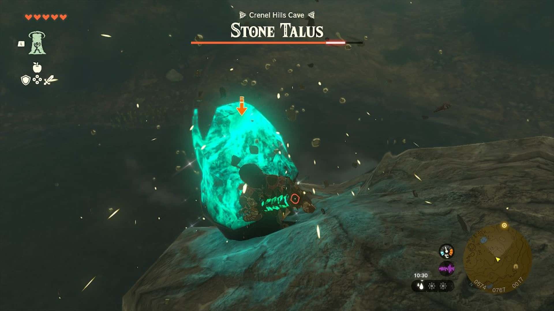 Luminous Stone Talus Heart