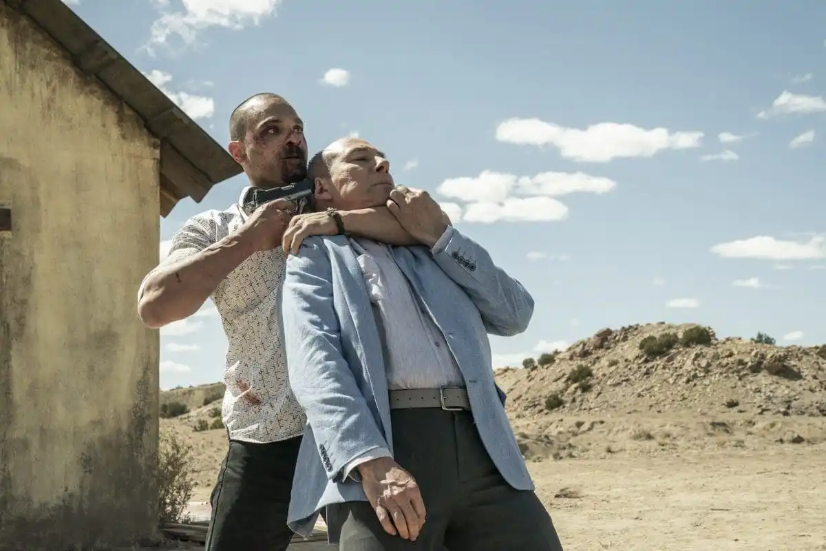 Nacho Varga in his final scene in the show, Better Call Saul (Credits: AMC)
