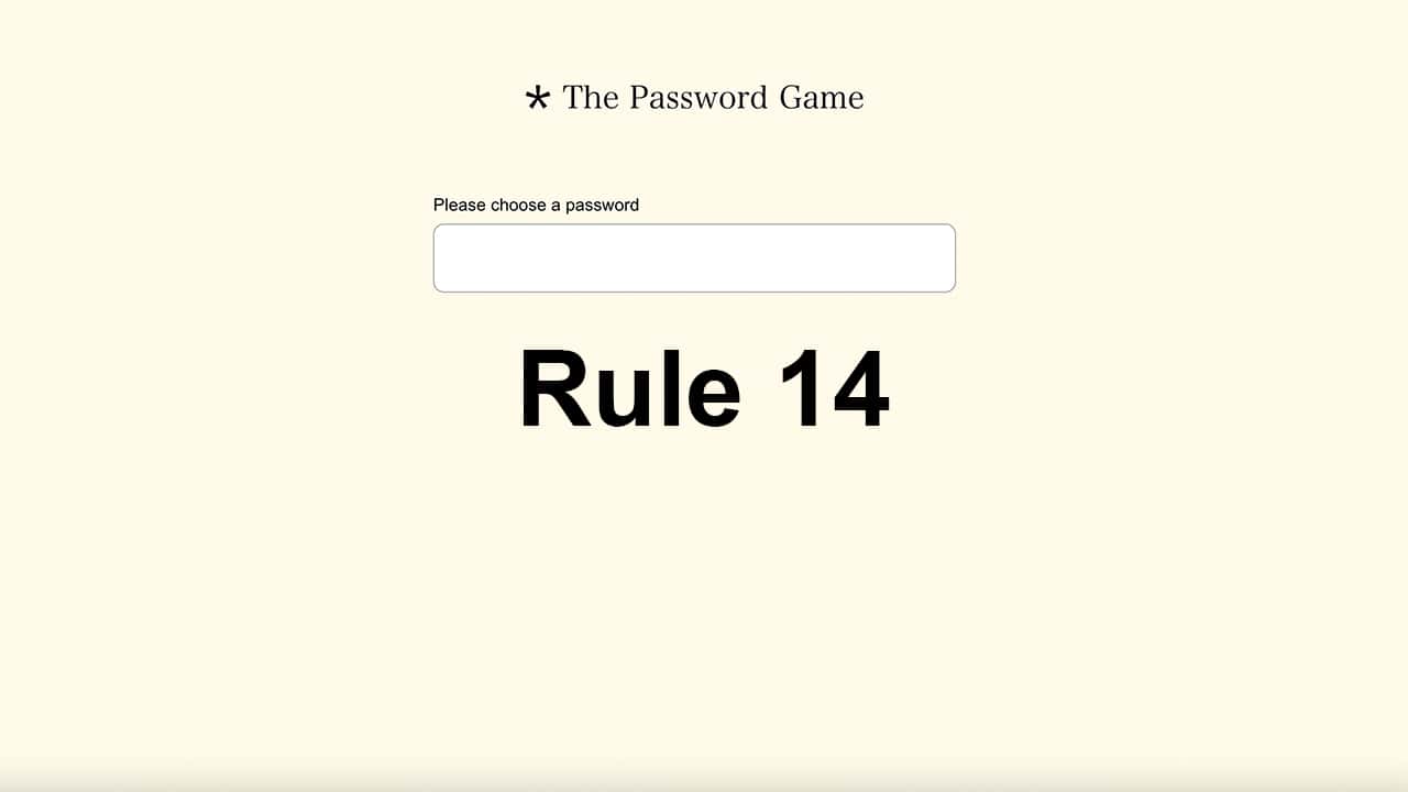 HOW TO BEAT The Password Game by Neal Agarwal - ALL 35 RULES