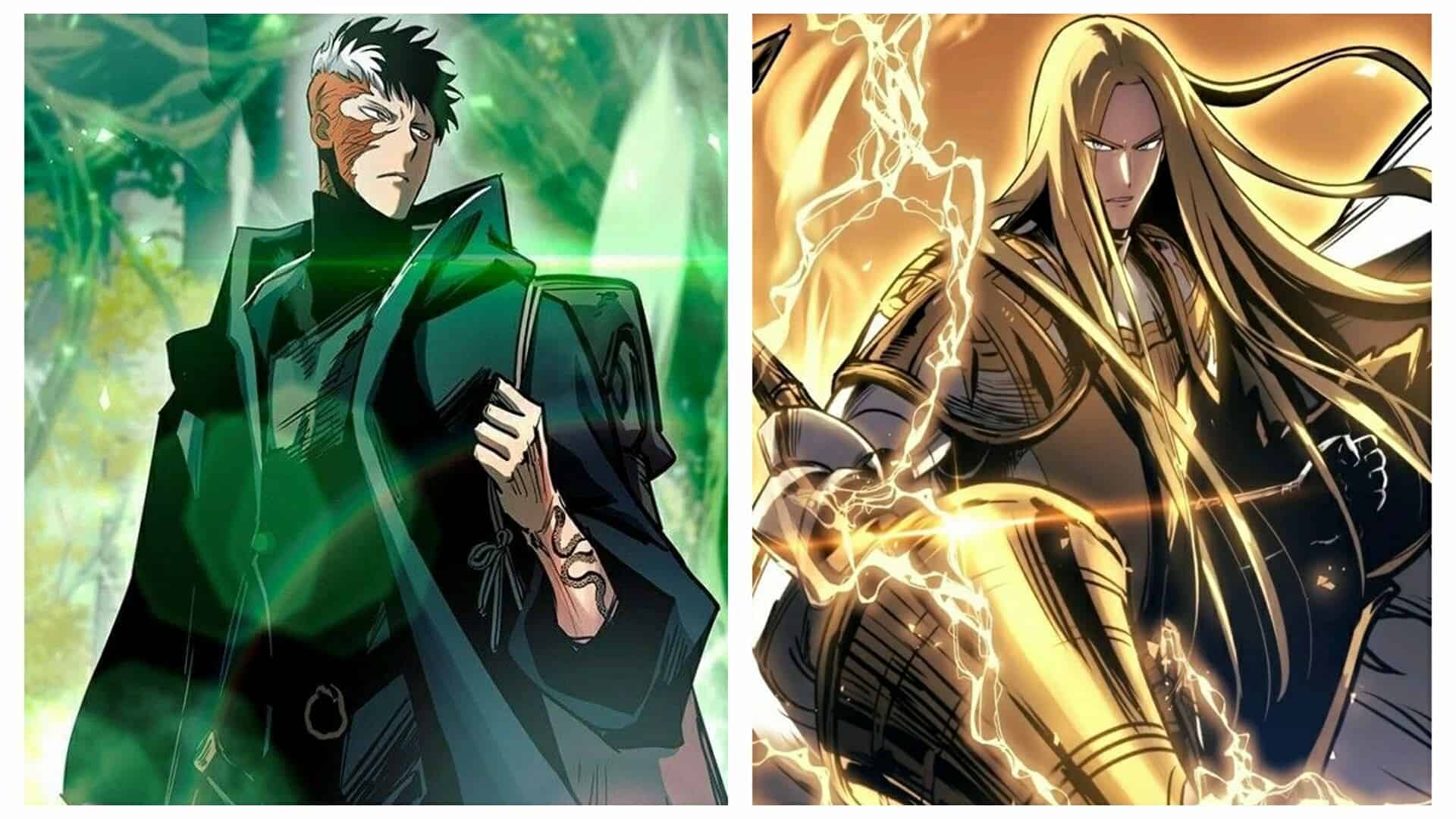 The Assassin From Persephone (Left) And Lucius (Right) - Reincarnation Of The Suicidal Battle God (Credits: Webtoon)