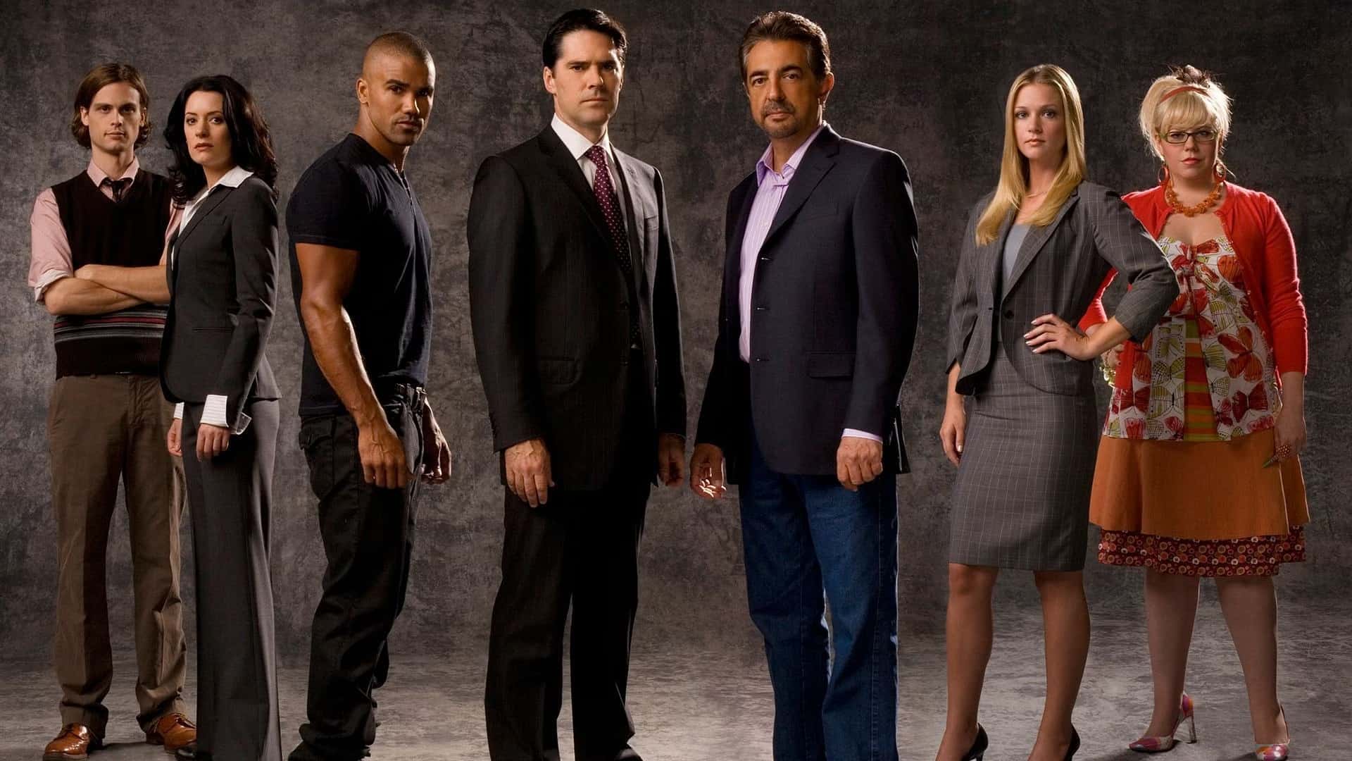The original cast of the show, Criminal Minds (Credits: CBS)