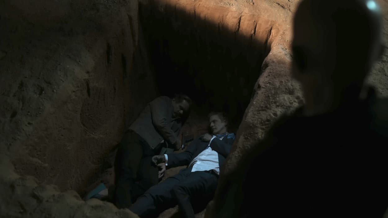 Lalo And Mike's Bodies Get Burried In Gus' Underground Lab