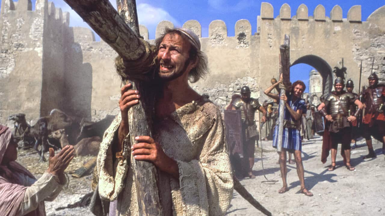 A scene from the movie, Life of Brian, shot in Tunisia (Credits: Python Productions)