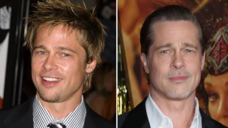 Brad Pitt's Before And After Looks