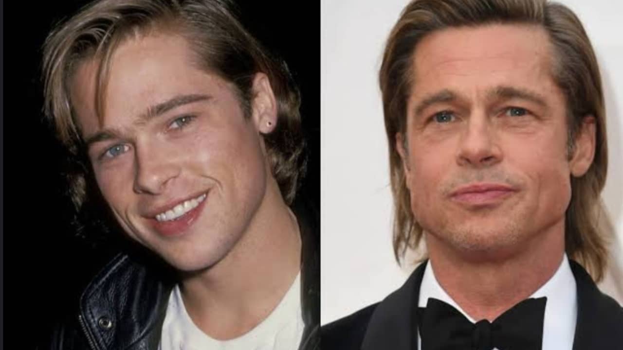 Brad Pitt's Before And After Looks