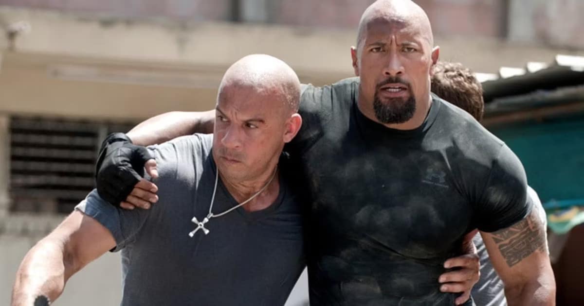 Vin Diesel And Dwayne Johnson In Fast & Furious Franchise