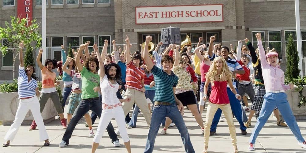 East High School where most of the High School Musical was filmed (Credits: Disney Channel)