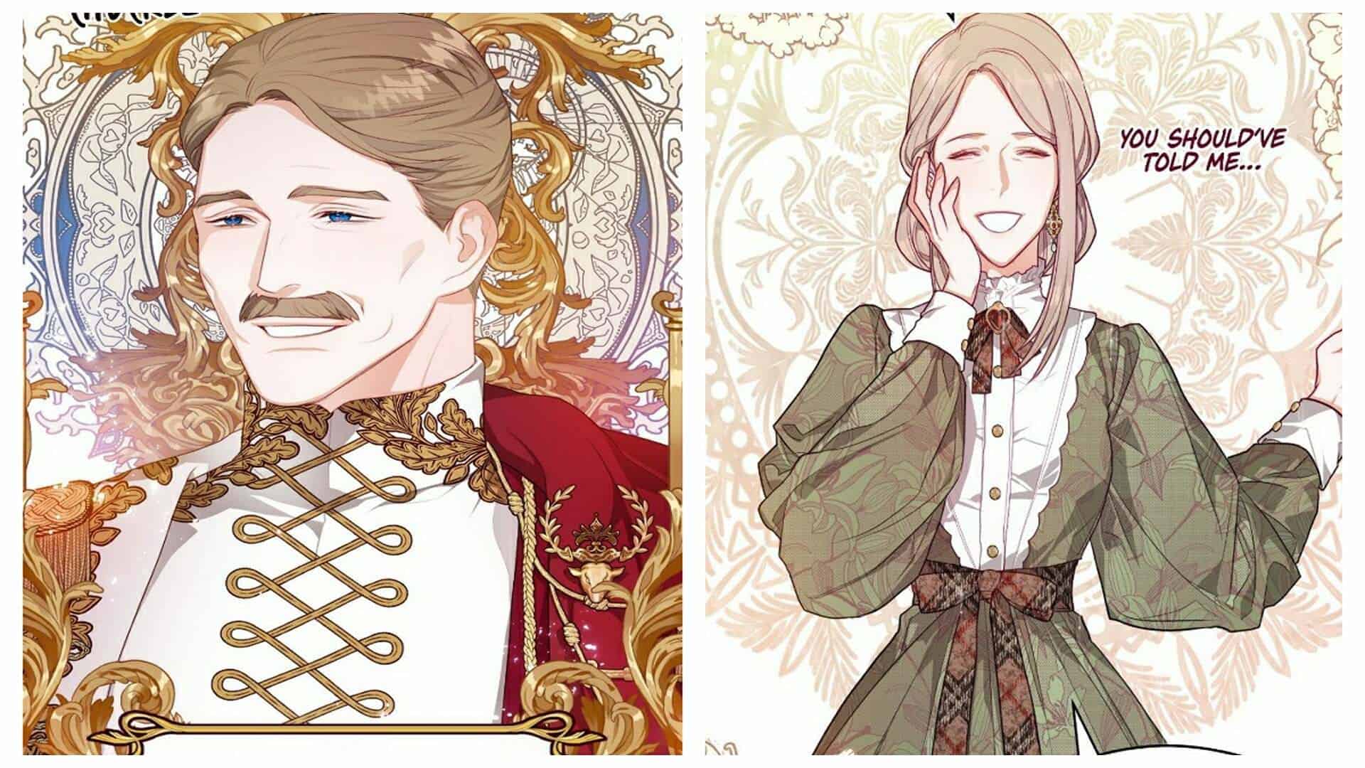 Emperor Of The Western Empire Secilion The 4th (Left) And Arnée's Mother Rosalia Brillhit (Right) - Lips On The Tip Of a Knife Chapter 7