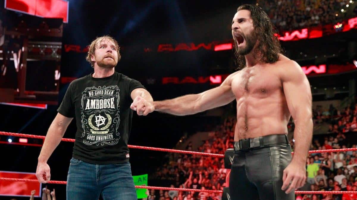 Jon Moxley and Seth Rollins