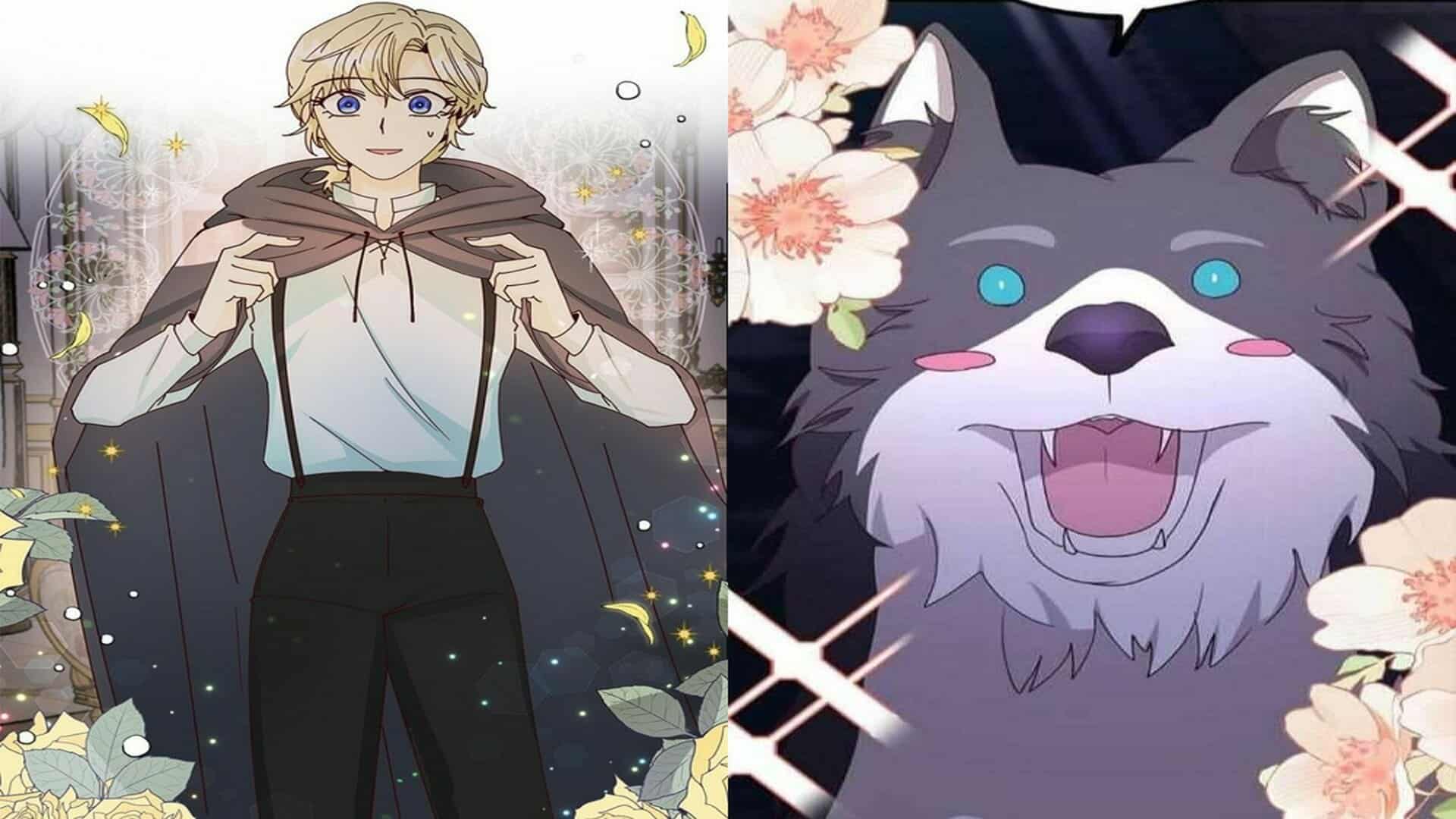 Lillian After Donning The Blonde Wig (Left) And Her Dog Wolfie (Right) - The Secret Life Of A Certain Count’s Lady Chapter 53