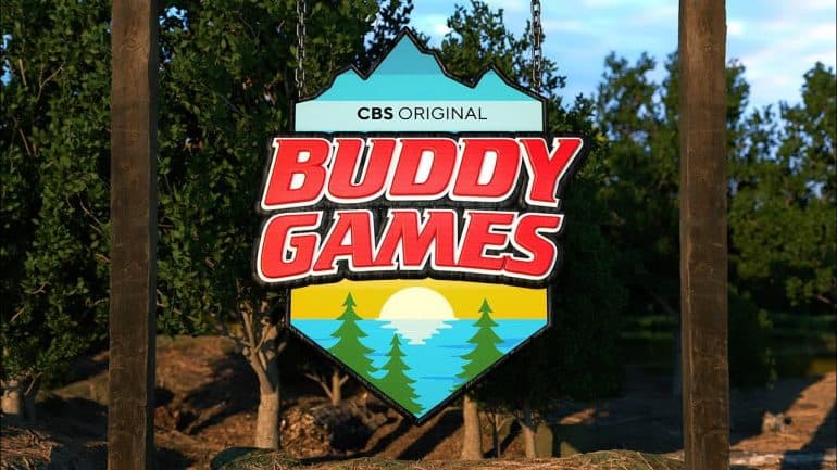 Poster for the show, Buddy Games (Credits: CBS)