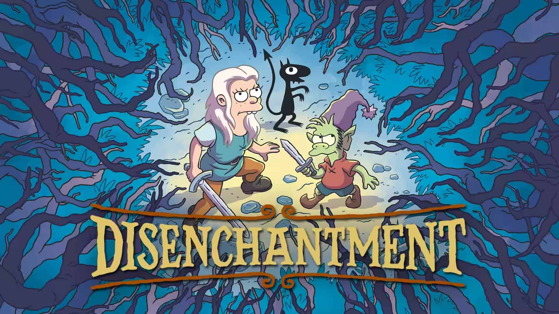 Poster for the show, Disenchantment (Credits: Netflix)