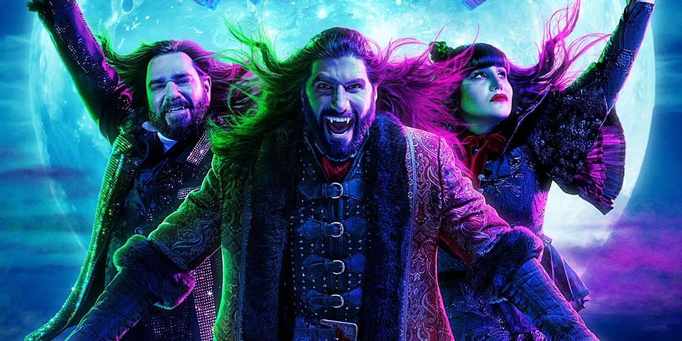 Poster for the show, What We Do in the Shadows (Credits: FX)