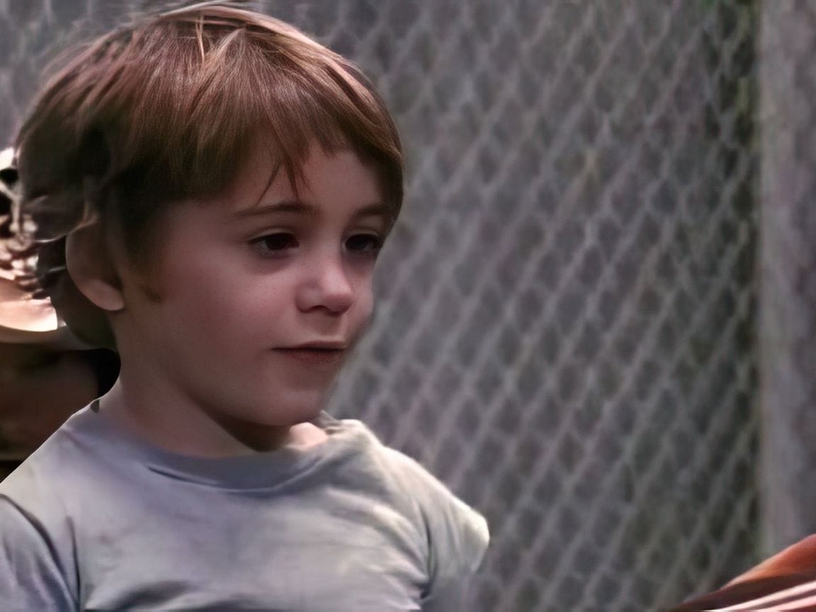 Robert Downey Jr. as a child actor (Credits: The List)