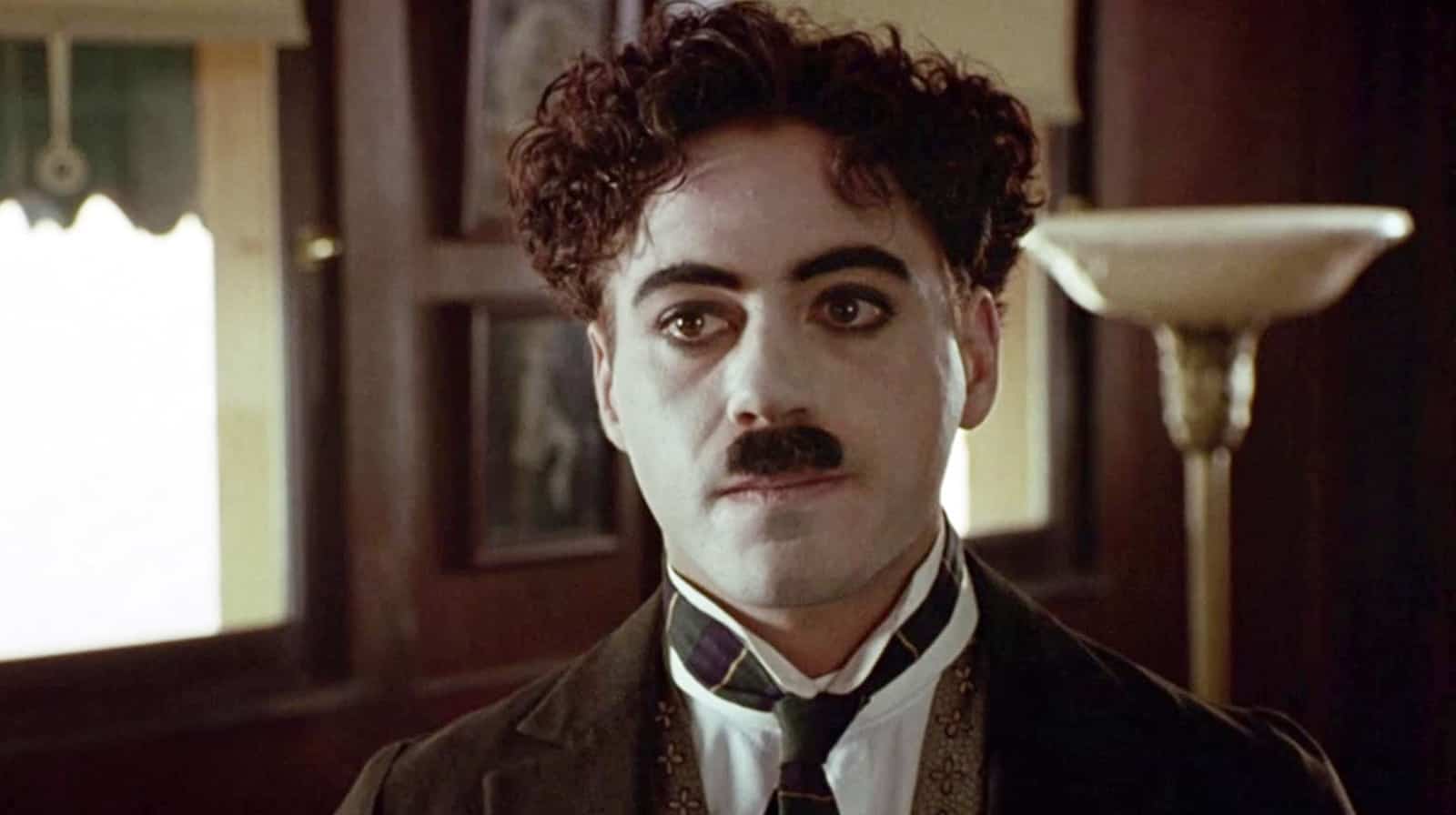 Robert Downey Jr. for the film, Chaplin released in 1992 (Credits: TriStar Pictures)