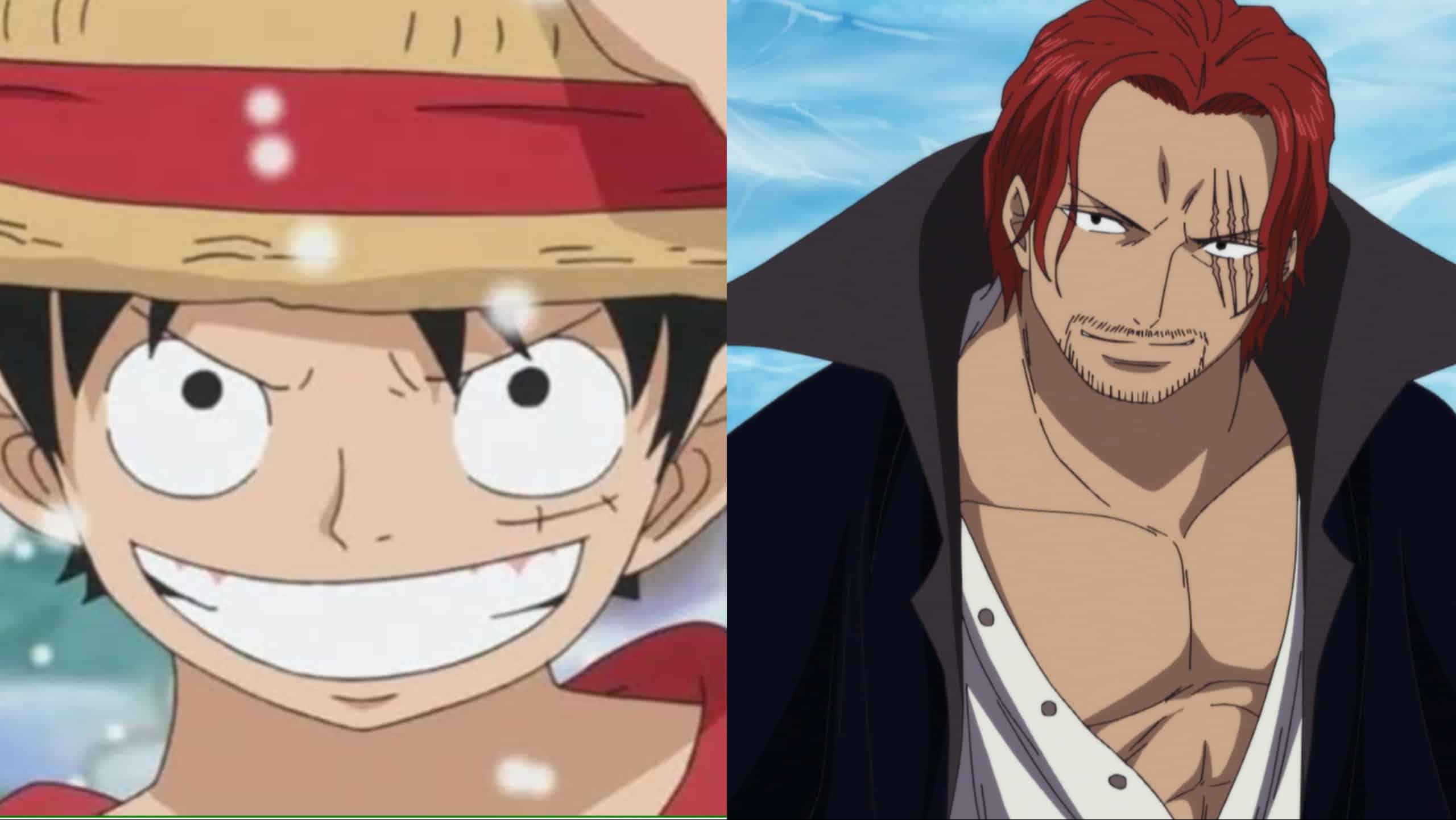 Luffy and Shanks