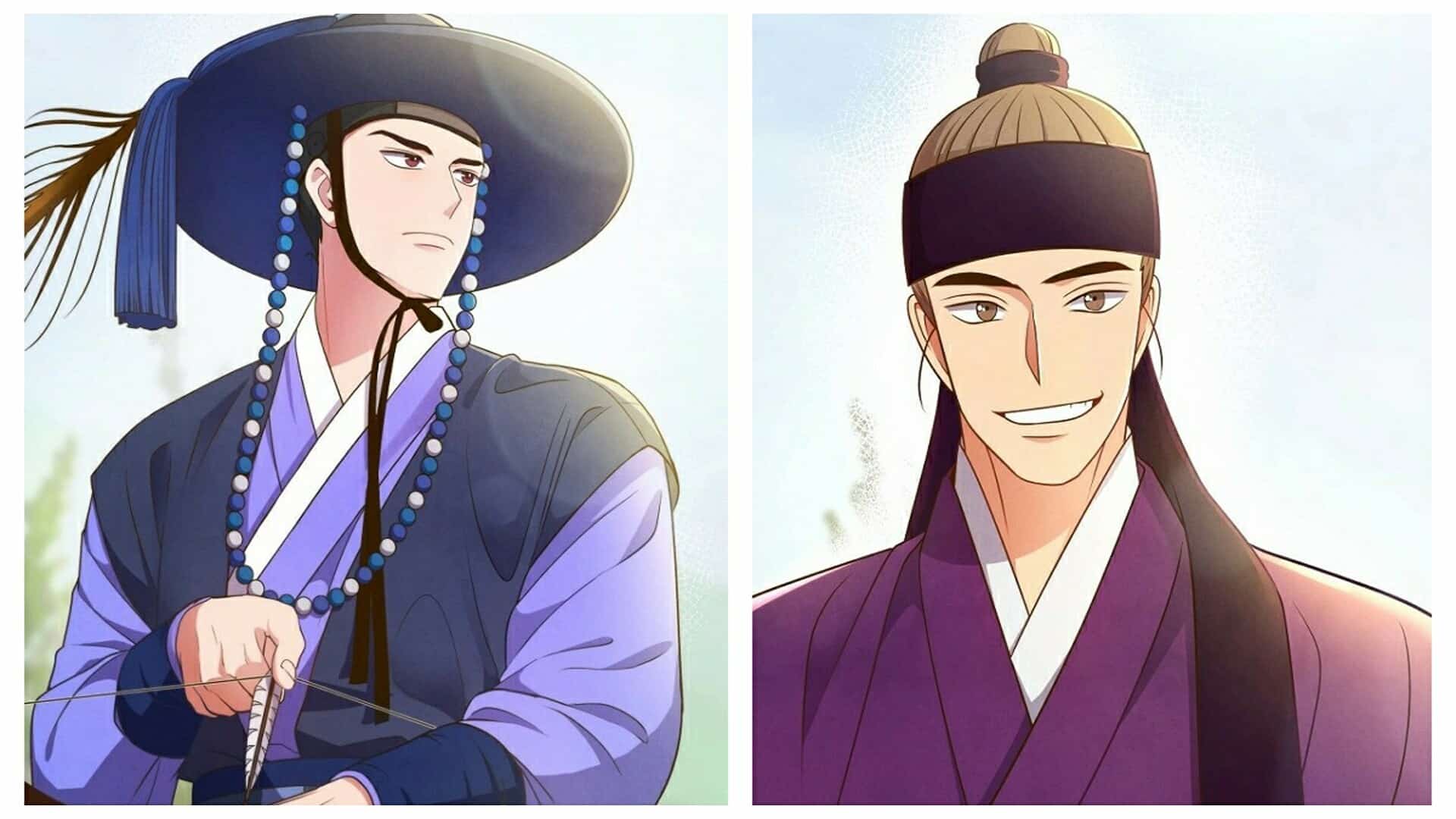 The Military Escort Captain Lim Su-Ho (Left) And His Bodyguard Bi-Chan (Right) - Flowers That Bloom At Night Chapter 1