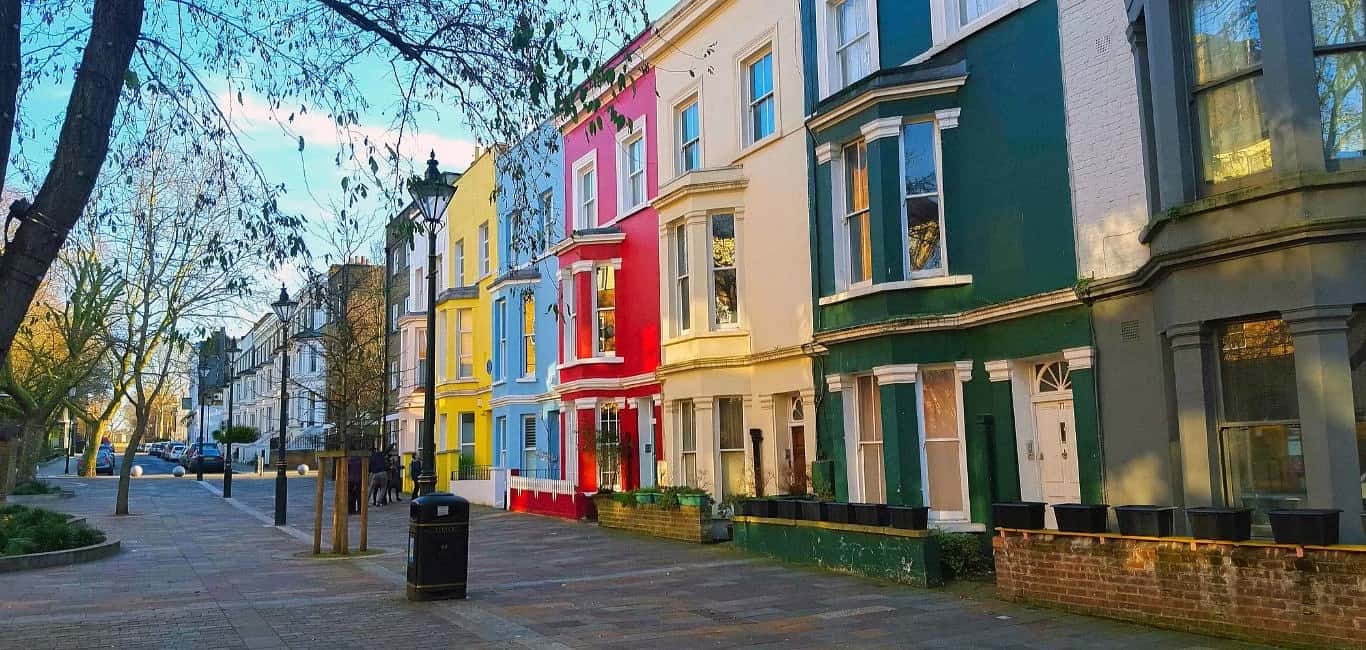 The Portobello Road Market where the film was shot (Credits: Outlook Traveler)